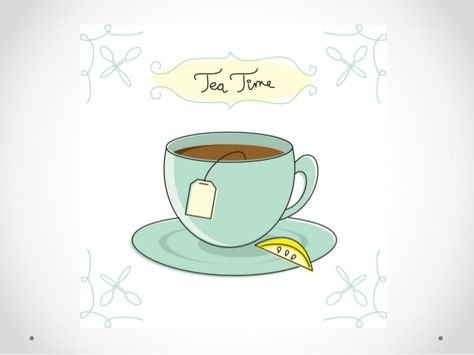 Time Clipart, Tea Illustration, Tea And Books, Turmeric Tea, Tea Culture, A Cup Of Tea, My Cup Of Tea, Tea Art, Fractionated Coconut Oil