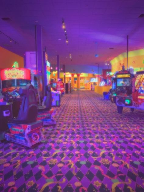 This photo was taken by me at John's Incredible Pizza. It was also edited by me. Please do not use without crediting. Retro Liminal Space, Drawing Moodboard, Arcade Core, Glamrock Ballora, Serenity Aesthetic, Incredible Pizza, Weird Core, Dream Core, Weirdcore Aesthetic