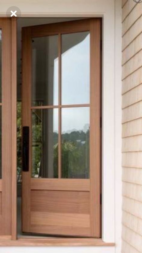 White Oak Front Door, Wood Glass Front Door, White Oak Front Doors, Front Door With Glass, Shaker Interior Doors, Cedar Door, Oak Front Door, Solid Oak Doors, Modern Doors