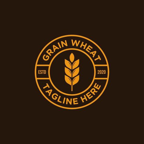 Grain Farm Logo, Wheat Logo, Distorted Text, V Logo Design, Hair Salon Logos, Letter M Logo, Brain Logo, Salon Logo Design, Interior Logo