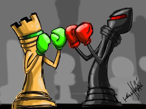 Chess Boxing, Chess Game, Chess, Iron Man, Fictional Characters, Art