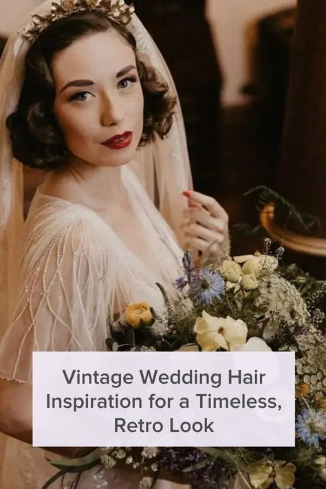 Dreaming of a timeless wedding day look? If so, there's nothing more fitting than vintage wedding hairstyles. Your big day will be one of your most photographed milestones, so naturally, you want your wedding hairstyle to last well past the first dance.

If you want to know what style can endure decades of fashion revolutions, it's worth stepping back into a bygone era and embracing everything that vintage wedding hair has to offer. Vintage Bridal Hair With Veil, Vintage Wedding Hair With Veil, Wedding Hair 60s, Vintage Wedding Updo, Vintage Wedding Hairstyles With Veil, 50s Wedding Hair, Retro Bridal Hair, 1940s Wedding Hair, Vintage Bride Hairstyles