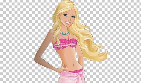 Barbie Png, Beach Cake Topper, Barbie Pool Party, Mary Birthday, Beach Barbie, Barbie Malibu, Pool Party Cakes, Pool Cake, Barbie Beach