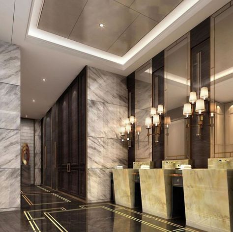 Ceiling Design Modern Luxury, Washroom Ceiling Design, Powder Washroom, Sinks Design, Public Restroom Design, Public Washroom, Ladies Toilet, Bistro Design, Restroom Design