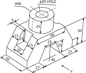 Engineering Drawing : Question Paper May 2015 - First Year Engineering (Semester 2) | Mumbai University (MU) Isometric Drawing Exercises, Autocad Isometric Drawing, Orthographic Drawing, Engineering Drawing, Product Rendering, Interesting Drawings, Mechanical Engineering Design, Isometric Drawing, 2d Drawing