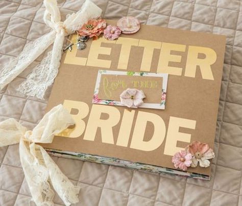 6 Scrapbook Ideas For Friends! | LoveCrafts Scrapbook Bridesmaid, Scrapbook For Friends, Letters To The Bride Scrapbook, Letter To The Bride, Scrapbook Ideas For Friends, Bride Scrapbook, Bridesmaid Letter, Letters To The Bride, Bridal Shower Scrapbook