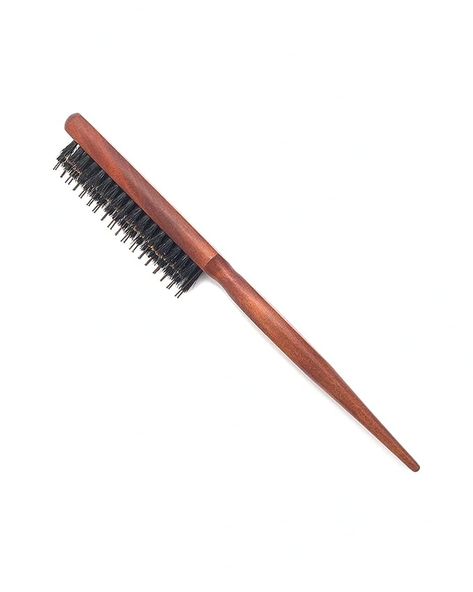 Amazon.com : Teasing Boar Bristle Hair Brush for Women - Teasing Brush with Rat Tail Pick, Hair Sectioning Used for Edge Control, Backcombing, Smoothing, and Styling Fine Hair to Create Volume : Beauty & Personal Care Styling Fine Hair, Hair Sectioning, Pick Hair, Bristle Hair Brush, Edge Brush, Boar Bristle Hair Brush, Teasing Brush, Teasing Comb, Boar Bristle Brush