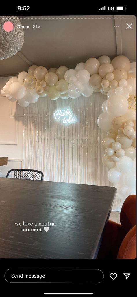 Chic Bachelorette Party Decor, White Bachelorette Party Decor, Neutral Bachelorette Party Decor, Neutral Bachelorette, Classy Bachelorette Party Decorations, Bachlorette Weekend, White Bachelorette Party, Bach Party Decorations, Name Balloons