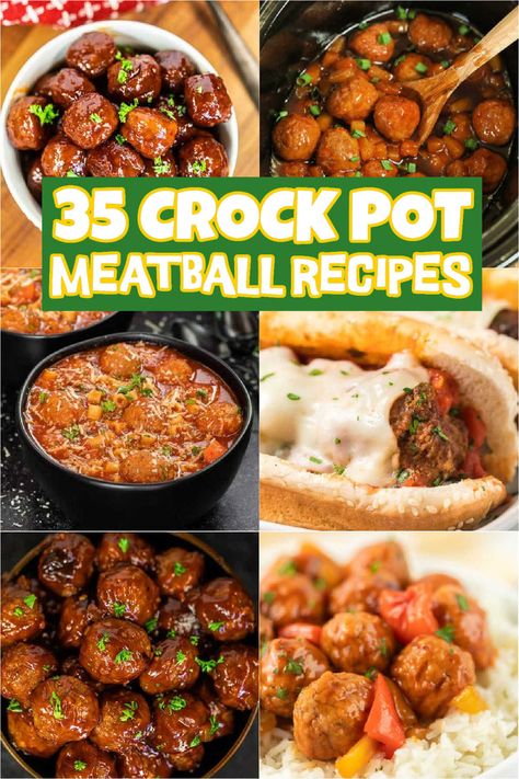 Crock Pot Meals With Meatballs, Easy Meatball Subs Crockpot, Crockpot Meatballs Party, Fall Crockpot Recipes Meatballs, Best Crockpot Meatball Recipe, Crockpot Meatball Dinner Recipes, Crock Pot Recipes Meatballs, Potluck Meatball Recipes, Crockpot Beef Meatballs