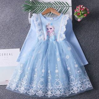 SkbCenterprise: 01:22:RM40.00: Frozen Dress Frozen Birthday Theme, Frozen Dress, Frozen Birthday, Outfit Fall, Baby Party, Dresses Kids Girl, Casual Fall Outfits, Birthday Theme, Casual Outfit