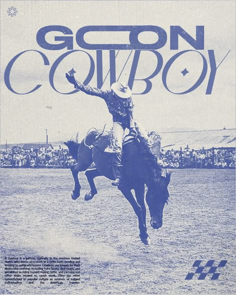 Graphic design Cowboy Poster Design, Western Graphic Design Inspiration, Rodeo Graphic Design, Vintage Western Graphic Design, Cowboy Graphic Design, Retro Cowboy Aesthetic, Country Graphic Design, Western Graphic Design, Rodeo Design