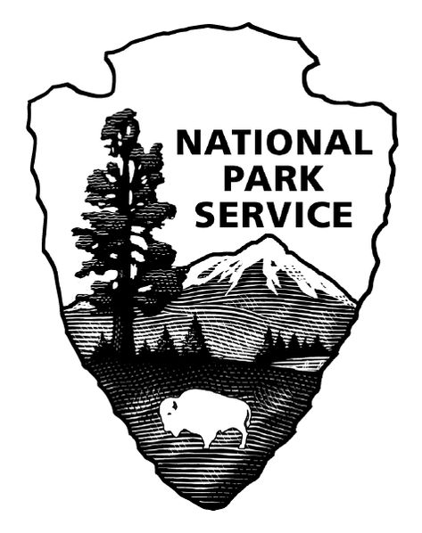 Gateway Arch Logo National Park Tattoo Ideas, National Park Tattoo, Arrowhead Tattoo, Junior Ranger, Logo Black And White, Service Logo, Great Smoky Mountains National Park, Smoky Mountain National Park, Grand Canyon National Park