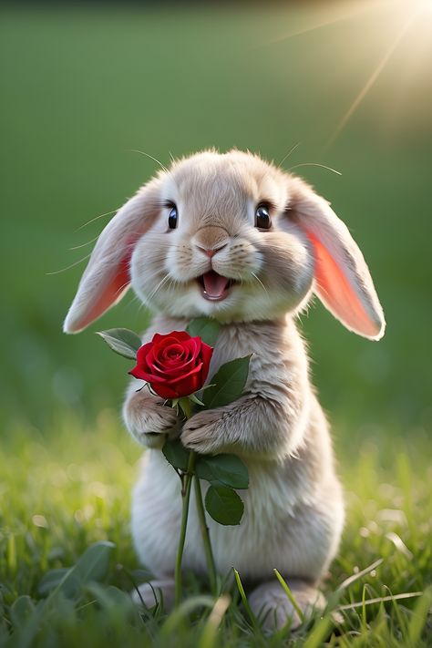 Rabbit Images, Animales Cute, Rabbit Wallpaper, Rabbit Pictures, Animal Caricature, Cute Image, Smile Images, Cute Bunny Pictures, Emotional Support Dog