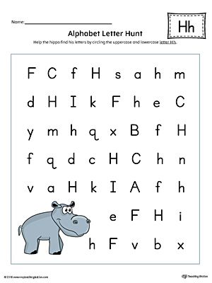 Alphabet Letter Hunt: Letter H Worksheet (Color). The Alphabet Letter Hunt: Letter H in Color is a fun activity that helps students practice recognizing the uppercase and lowercase letter H. Learning Letter H Preschool, Letter H Worksheets Preschool, Letter H Activity, Letter H Worksheet, Letter H Activities For Preschool, H Worksheet, Alphabet Letter Hunt, Letter H Activities, Letters Activities