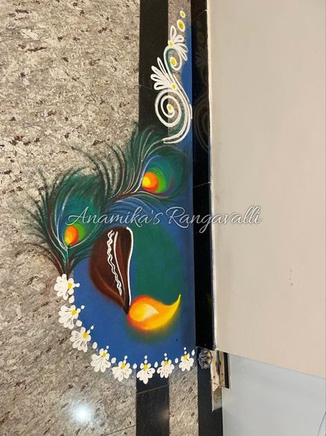 #Diwalirangoli #Peacockrangoli #Diyarangoli #Colourfullrangoli #Easyrangoli #Newrangolidesign #Latestrangoli design Diwali Beautiful Rangoli Designs, Rongali Design Diwali Unique, Wall Rangoli Design, Easy Diya Rangoli, Laxmiji Rangoli Designs, Long Rangoli Designs, Sathiya Design Rangoli, Border Rangoli Designs Flower, Ragoli Color Design 2023