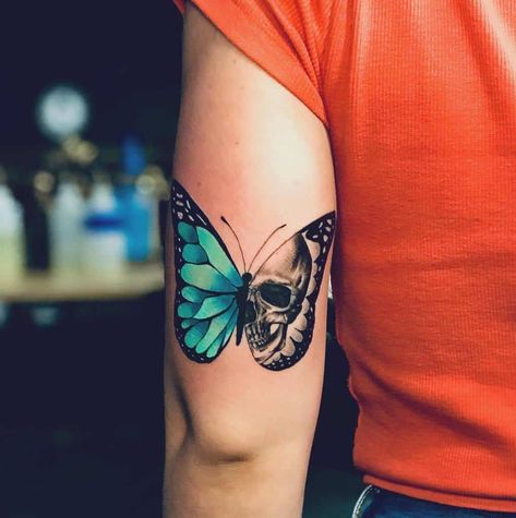 We The People Tattoo Design, We The People Tattoo, Tattoo Ideas Tumblr, Tattoo Papillon, Butterfly Sleeve Tattoo, Mens Butterfly Tattoo, Tattoo Ideas For Guys, Monarch Butterfly Tattoo, Butterfly Tattoo Ideas