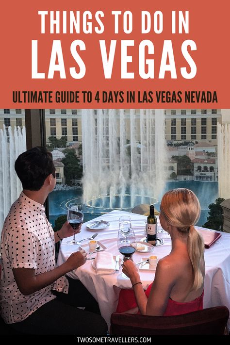 Get a Las Vegas Itinerary 4 days to help plan your visit! Exploring the Vegas strip, the evening shows, and things to do off the strip including trip to Grand Canyon and Red Rock Canyon! Vegas Itinerary, Eiffel Tower Restaurant, Las Vegas Itinerary, Trip To Grand Canyon, Paris Las Vegas, Red Rock Canyon, The Vegas, Couple Getaway, Vegas Strip