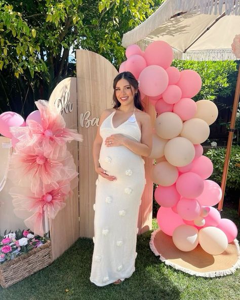 Outfits Para Baby Shower Mama, Baby Shower Outfits For Mom Summer, Baby Shower Mom Outfit, Outfit Para Baby Shower, Outfit Baby Shower Mama, Baby Shower Outfits For Mom, Vestidos Para Baby Shower, Baby Bump Pictures, Cute Pregnancy Pictures