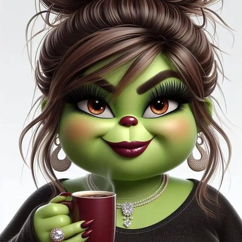 Girl Grinch Wallpaper, Lady Grinch, Female Grinch, Cartoon Grinch, Grinch Pictures, Mrs Grinch, Girl Grinch, The Grinch Pictures, Grinch Images