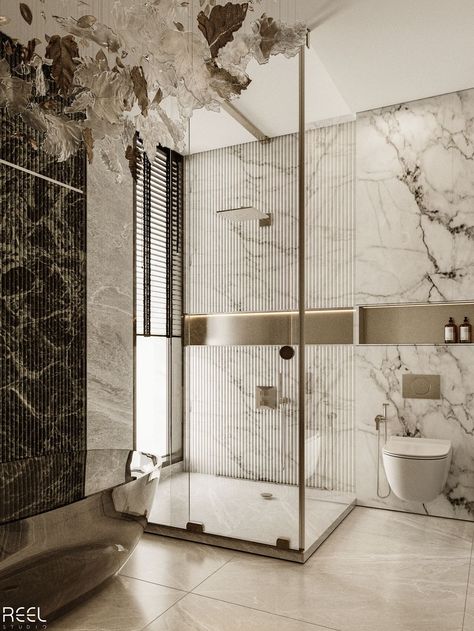 Toilet Shower Design, Toilet Interior Design Modern, Luxury Bathroom Design Marble, Neo Classical Bathroom, Toilet Counter, Hotel Bathroom Design Luxury, Luxury Washroom Design, Luxury Toilet Design, Washroom Designs