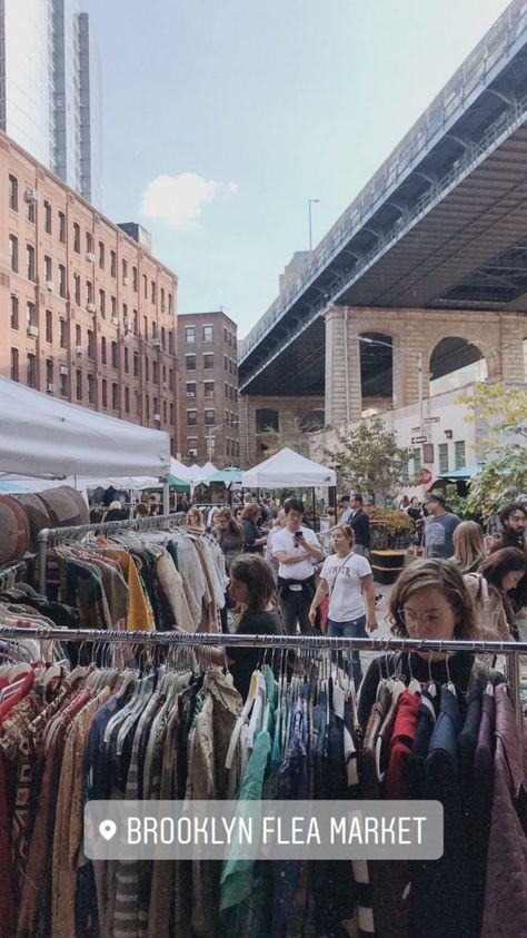 Brooklyn flea market New York Flea Market, New York Thrift, Brooklyn Flea Market, 2010 Aesthetic, Nyc February, Brooklyn Dumbo, Nyc 2023, Nyc Dream, Nyc Vacation