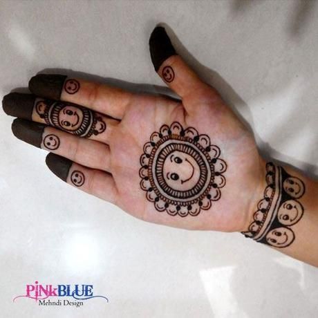 Baby Mehandi, Mehandi Designs For Kids, Mehendi Designs For Kids, Henna Easy, Disney Henna, Mehndi Designs Finger, Baby Mehndi, Henna Hand Designs, Henna Painting