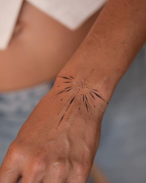 I love creating delicate hand and finger tattoos like this one! The fine lines and dotwork radiate a simple yet striking energy, making every detail pop beautifully on the skin. #handpoke #sonyapokesyou #handstattoo #handpokedtattoo #nyctattoo #losangelestattoo #sanfranciscotattoo Fine Finger Tattoo, Fine Hand Tattoos, Minimalist Hand Tattoos For Women, Fine Line Finger Tattoo, Finger Dot Tattoo, Fine Line Hand Tattoo, Ornamental Hand Tattoo, Simple Finger Tattoo, San Francisco Tattoo