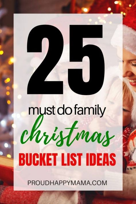 Whether you’re looking for fun Christmas ideas, new family Christmas traditions, or just some great activities you can do during the Christmas countdown, then our 25 must do Christmas bucket list ideas below will surely provide you with a bunch of inspiration. #christmas #bucketlist #familyfun Kids Christmas Gifts Ideas, Christmas Bucket List Ideas, Christmas Morning Traditions, Crafty Christmas Gifts, Fun Christmas Ideas, Husband Christmas Gifts, Family Christmas Quotes, Boys Christmas Gifts, Best Christmas Quotes