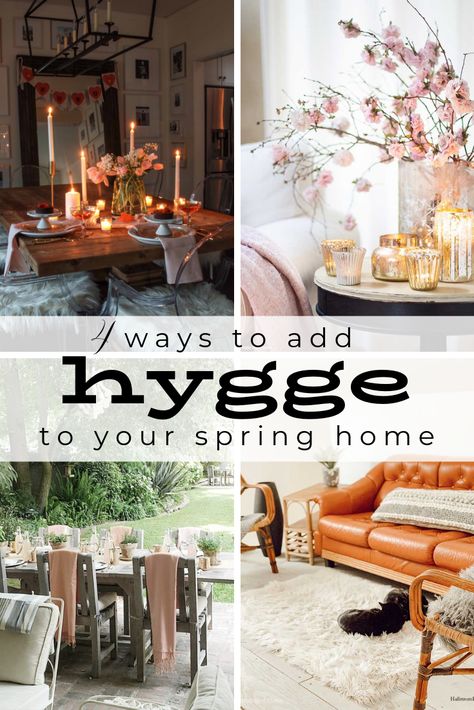 Add some hygge to your spring home with these 4 ideas! Hygge home office design, how to enjoy your home, what is hygge, hygge with candles. Hygge Home Office, Spring Hygge, Long Entryway, Hygge Home Decor, Hygge Living Room, What Is Hygge, Cozy Glam, Stone Walls Interior, Hygge Living