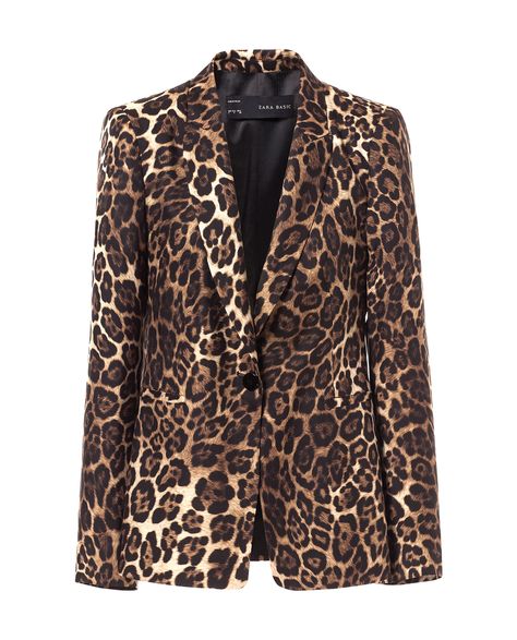 ANIMAL PRINT BLAZER - Blazers - Woman | ZARA United States Leopard Blazer, Animal Print Blazer, Jacket Suit, Safari Print, Zara Blazer, Va Va Voom, Printed Blazer, Womens Blazers, Zara Jackets