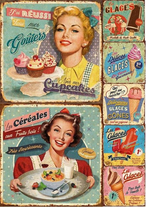 Vintage Commercial Poster, Weird Vintage Ads, Era Victoria, Weird Vintage, Etiquette Vintage, Retro Advertising, Decoupage Vintage, Retro Ads, Vintage Tin Signs