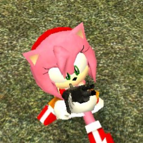 Amy Rose, Icon Pfp, Edit Icon, Pretty Much, Sonic, Pink, Black