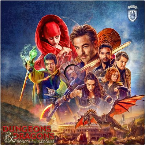 Dungeons & Dragons: Honor Among Thieves (2023) Honor Among Thieves, Dungeons Dragons, Dungeons And Dragons, Cd, Film, Movie Posters, Film Posters