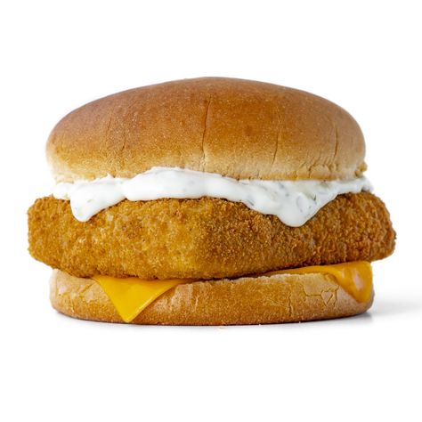 Vegan Filet-o-Fish Sandwich Vegan Crab Cakes, Fish Patties, Vegan Crab, Vegan Fries, Fish Burger, Vegan Fish, Sandwich Ingredients, Fish Sandwich, Vegan Eggs