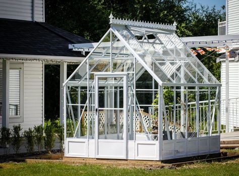 The Parkside Greenhouse| Image Gallery | BC Greenhouse Builders Ltd. Cedar Greenhouse, Traditional Greenhouses, Greenhouse Frame, Victorian Greenhouse, Victorian Greenhouses, Glass Greenhouse, Aluminium Greenhouse, Greenhouse Cover, Hobby Greenhouse