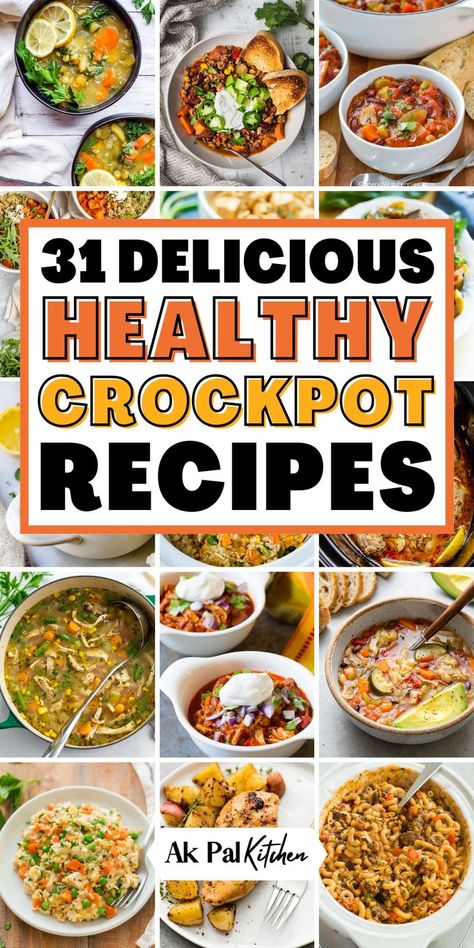 Healthy crockpot recipes make meal planning simple and nutritious. From easy crockpot dinners to fall crockpot meals, these slow cooker recipes are perfect for weeknight dinners. Enjoy flavorful chicken breast crockpot recipes or hearty, vegetarian dinners that the whole family will love. Crock pot cooking offers the convenience of set-it-and-forget-it meals while focusing on healthy ingredients. Try these wholesome crockpot meals to keep your diet on track with minimal effort.