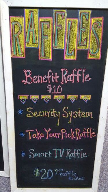 Raffle Board Ideas, Raffle Sign Ideas, Arbor Vitae, Golf Day, Chalkboard Sign, Raffle Tickets, Silent Auction, Golf Tournament, Chalkboard Signs