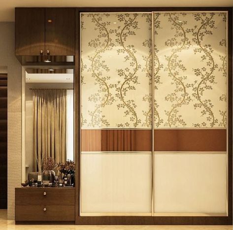 Wardrobe Design Bedroom Modern Luxury, Wardrobe Organisation Ideas, Wardrobe Design With Dressing Table, Aesthetic Bedroom Vintage, Wardrobe Design Bedroom Modern, Bedroom Cupboard Ideas, Wardrobe Laminate Design, Cupboard Ideas, Sliding Door Wardrobe Designs