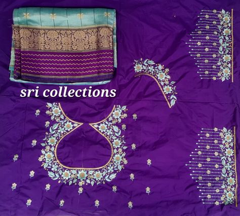 Mission Embroidery Blouse Designs, Machine Work Blouse Designs, Machine Work Blouse, Caramel Pudding Recipe, Plain Blouse Designs, Caramel Pudding, Latest Bridal Blouse Designs, Blouse Designs Catalogue, Indian Sari Dress