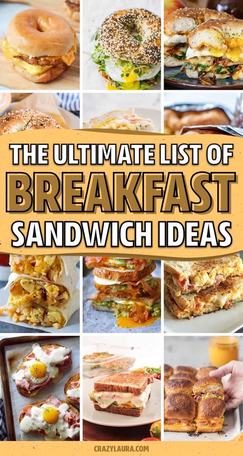 If you need a fast and easy breakfast recipe to take on the go... check out these super tasty breakfast sandwich recipe ideas to make next time you need a quick bite! Breakfast Sandwich Maker Recipes, Quick Breakfast Sandwich, Waffle Sandwich Breakfast, Sandwich Maker Recipes, Spicy Sandwich, Brunch Sandwich, Easy Breakfast Sandwich, Healthy Breakfast Sandwich, Best Breakfast Sandwich