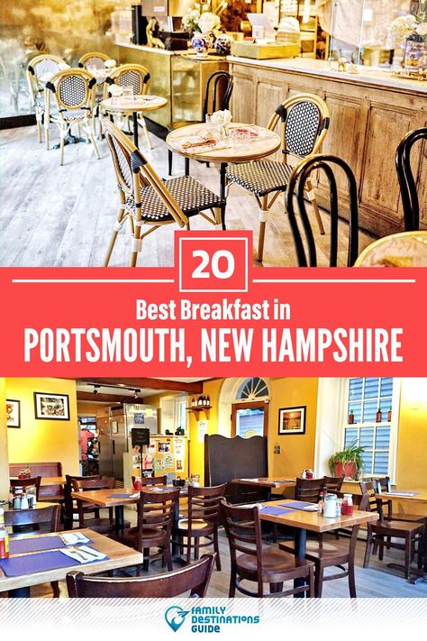 Portsmouth New Hampshire Restaurants, Exeter New Hampshire, Portsmouth New Hampshire, Breakfast Places, Breakfast Restaurants, Portsmouth Nh, New England Travel, The Best Breakfast, Cute Cafe