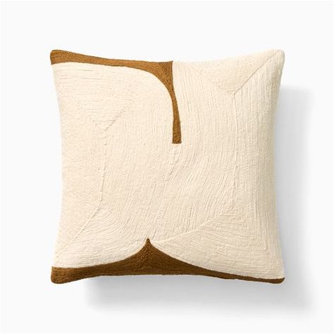 Pillows, Throws, & Poufs | West Elm Garden Accessories Decor, Burnt Orange Pillows, West Elm Pillows, Neutral Throw Pillows, West Elm Kids, Fall Bedding, Moon Pillow, Persian Style Rug, Orange Pillows