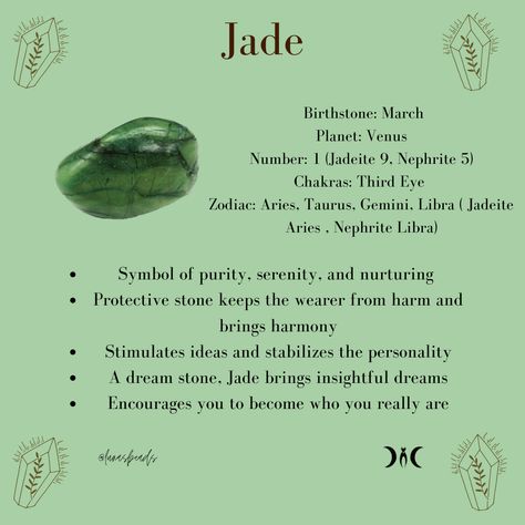 Jade Spiritual Properties, Afghan Jade Crystal Meaning, Nephrite Jade Crystal Meaning, Jade Crystal Affirmation, Jade Gemstone Meaning, Jade Witchcraft, Xiuyan Jade Crystal Meaning, Burmese Jade Crystal Meaning, Nephrite Jade Meaning