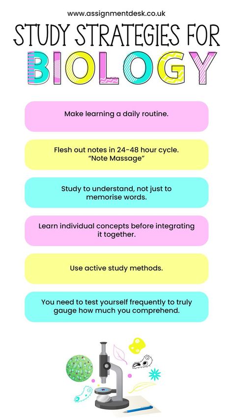 Strategies for Biology Studying How To Pass Biology In College, Tips For Studying Biology, How To Study For Biology Exam, How To Study Biology Effectively, Study Tips For Biology, Biology Study Tips, How To Study Biology, Hacks For Students, Biology Assignment