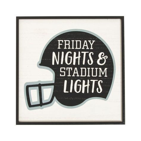 Friday Night Lights Theme, Football Sayings For Signs, Football Locker Decorations High School, Football Captions, Riggins Friday Night Lights, Friday Night Lights Quotes, Friday Night Lights Shirt, Cheerleading Signs, Football Slogans