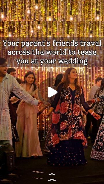 All About Dance | Dance on Instagram: "Tag your bestie to make a pact that you will be part of each others' children's weddings, COME WHAT MAY! 🤗

Isn't it the dream to get together with your oldest, closest and bestest friends at your daughter's wedding? 💕

Our bride has the coolest parents and the coolest aunts and uncles, to watch them dance at her wedding was truly special! ✨️

Sangeet for Kajol & Nakul
Choreography @allaboutdance.official 
Team AAD @tishya.kaul_me @abhinavgusain @the_shy_guy._ @aneri.mehta02 

Disclaimer - music in this video is not owned by us and is used for creative purposes only. 

[sangeet, sangeet dance, sangeet choreography, wedding choreography, brides parents, wedding inspo, wedding ideas, wedding inspiration, All About Dance, allaboutdance.official, allabo Sangeet Songs Bollywood List, Sangeet Choreography, Sangeet Songs, Good Dance Songs, Wedding Choreography, Welcome Songs, Ladies Sangeet, Come What May, Easy Dance