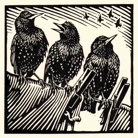 by Richard Allen, Art Greeting Card, Linocut Linocut Inspiration, Richard Allen, Woodcut Printing, Woodcut Art, Lino Cuts, Relief Printmaking, Owl Watercolor, Lino Printing, Artistic Ideas