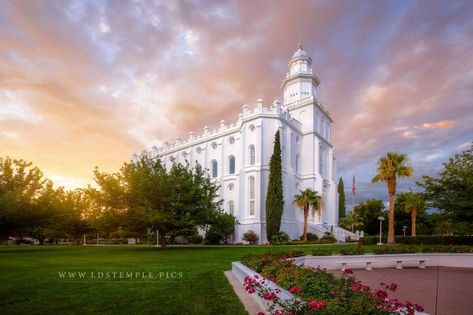 Temple News - LDS Temple Pictures St George Temple, Lds Pictures, Lds Temple Pictures, Mormon Temples, Utah Temples, Church Pictures, Temple Pictures, St George Utah, Temple Art