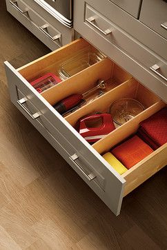 Deep Drawer Divider  cabinet and drawer organizers Deep Kitchen Drawer Organization, Deep Drawer Organization, Kitchen Cabinet Plans, Kitchen Cabinet Organizers, Kitchen Drawer Organizers, Cabinet Organizers, Cabinet Plans, Refacing Kitchen Cabinets, Diy Kitchen Renovation