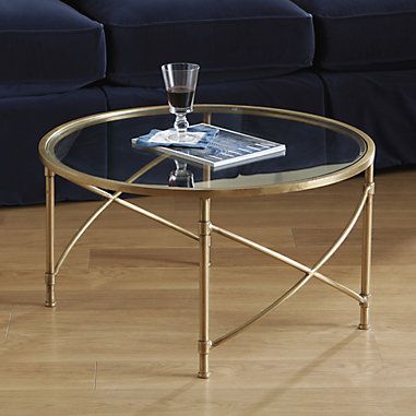 Glass Coffee Table Decor, Brass Round Coffee Table, Round Glass Coffee Table, Small Family Room, Table For Small Space, White Office, Brass Coffee Table, Gold Coffee Table, Nesting Coffee Tables